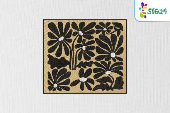 Black Floral Pattern