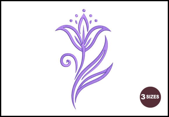 Purple Swirl Flower: A Boutique Embroidery Review